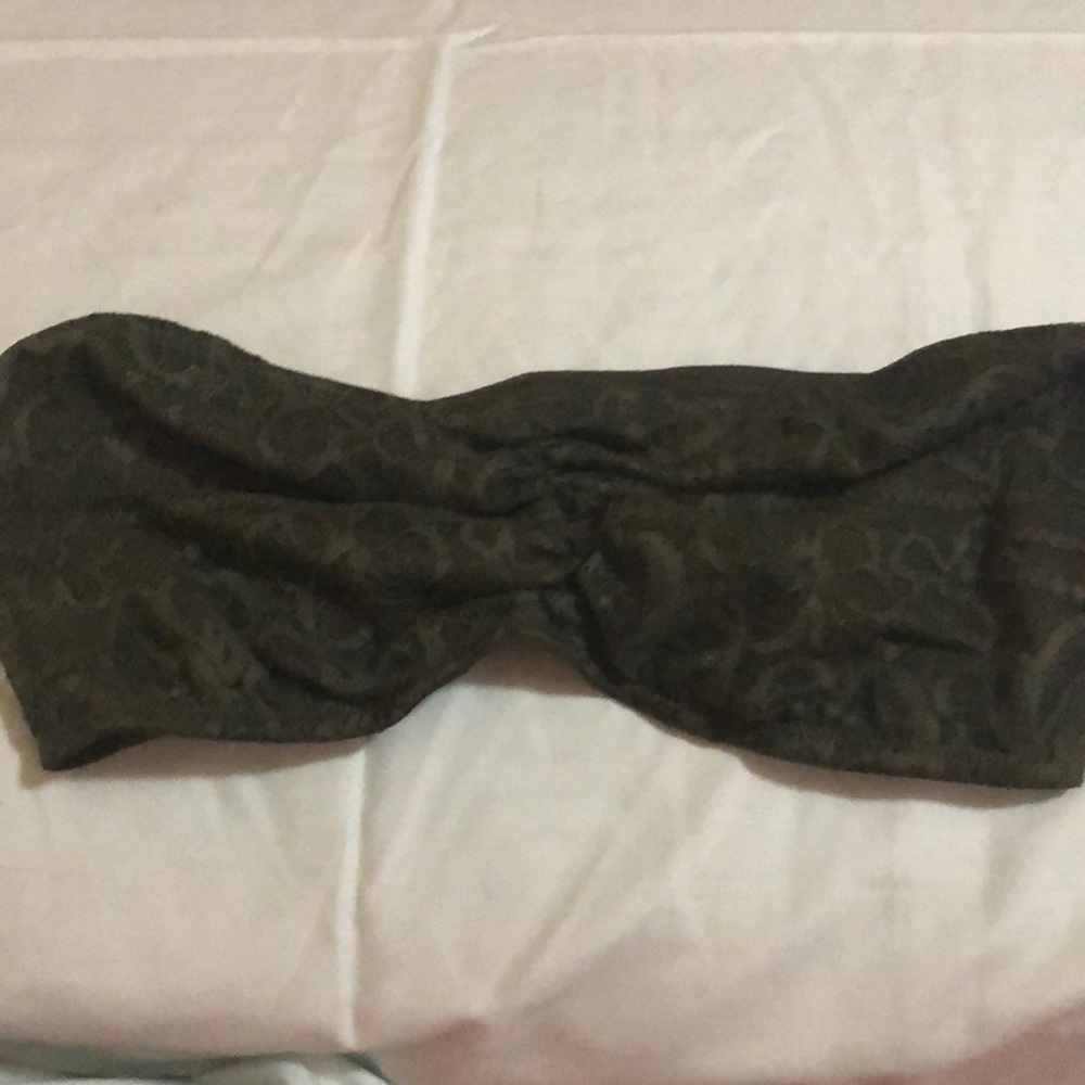 Pink Victoria’s Secret lace bandeau